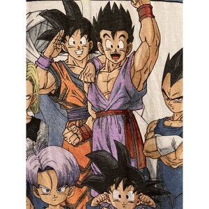 DRAGON BALL Z  2XL XXL Mens White Graphic Tshirt Bird Studios Collectors